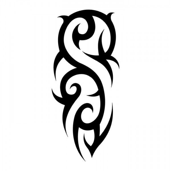 Татуировки для мужчин на листе