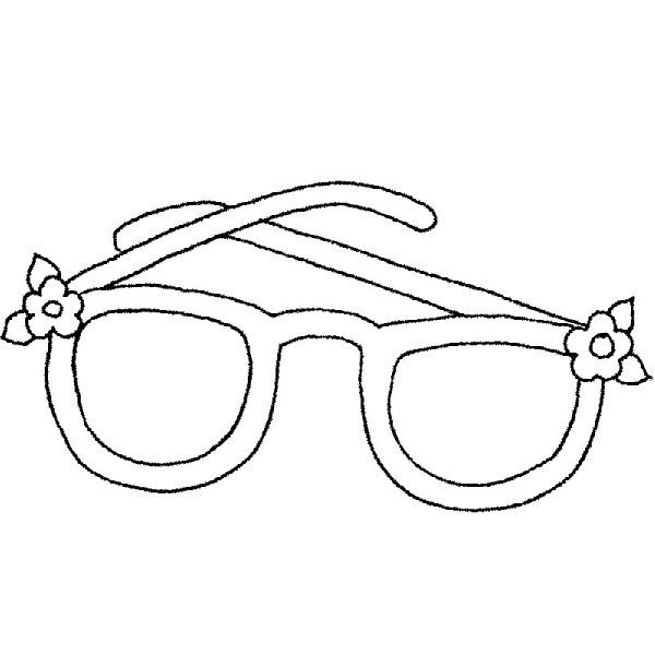 Очки черно белые