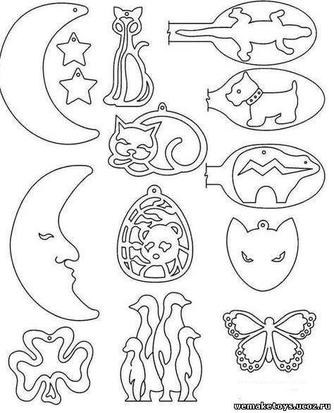 Трафареты для выпиливания