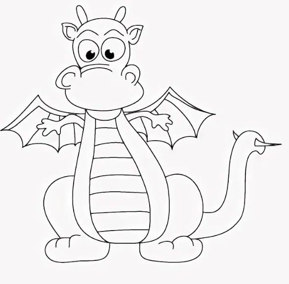 Как нарисовать маленького дракончика