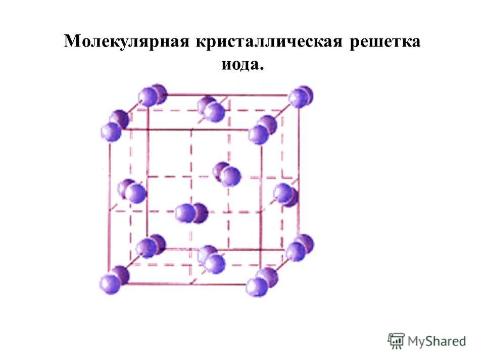 Молекулярную кристаллическую решетку имеет оксид. Кристаллическая решетка йода модель. Кристаллическая решетка иода. Структура молекулярной кристаллической решетки. Карбид кальция кристаллическая решетка атомная.