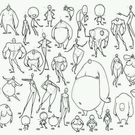 Основа для рисования человека