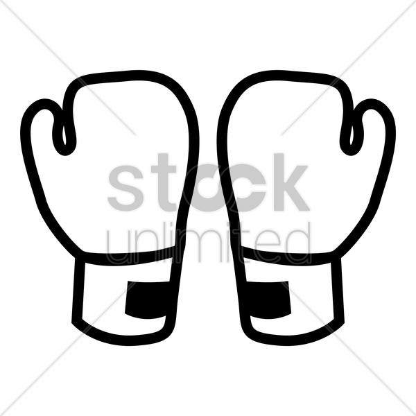 Боксерская перчатка контур