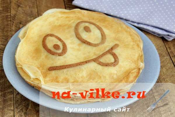 Рисунки из блинного теста