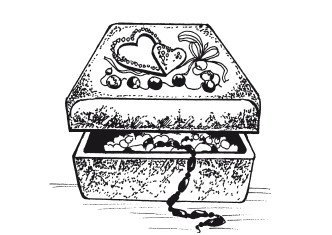 Малахитовая шкатулка раскраска