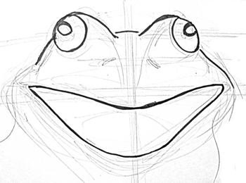 Мордочка лягушки для детей