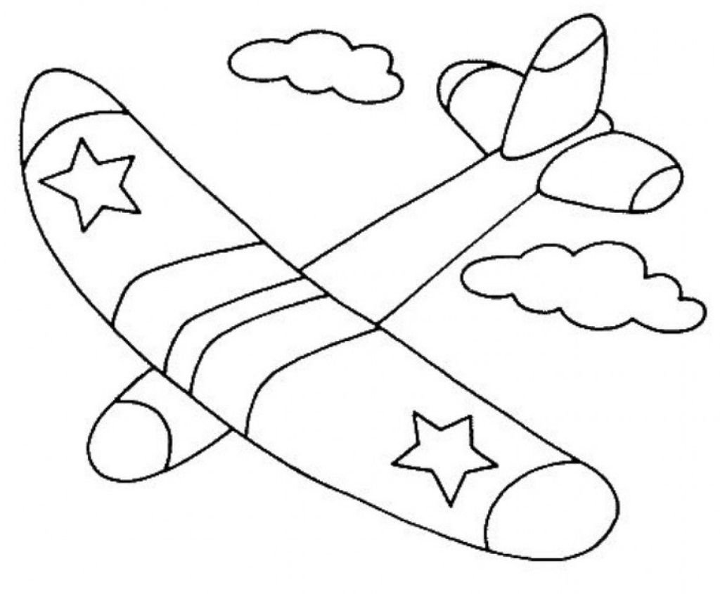 Самолеты раскраска для дошкольников