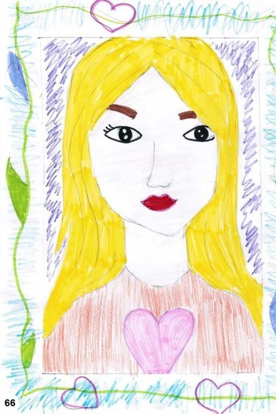 Рисунок на день матери для срисовки