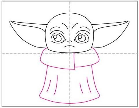 Йода трафарет