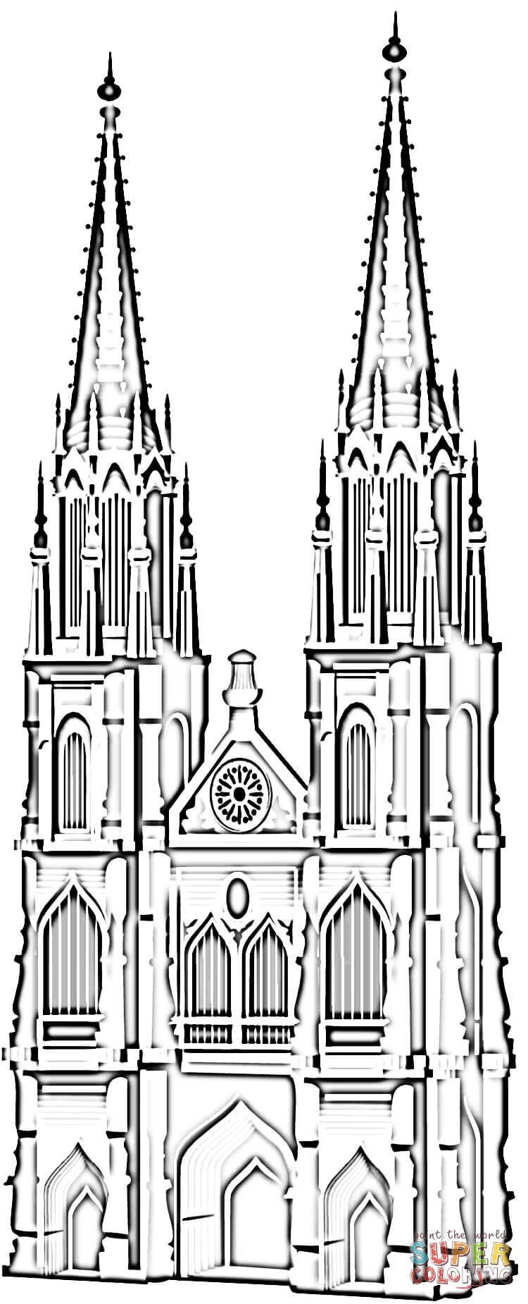 Кёльнский собор рисунок