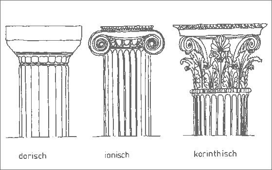 Коринфский ордер рисунок простой (45 фото)