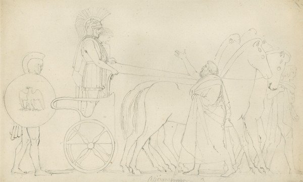 Греческий воин рисунок