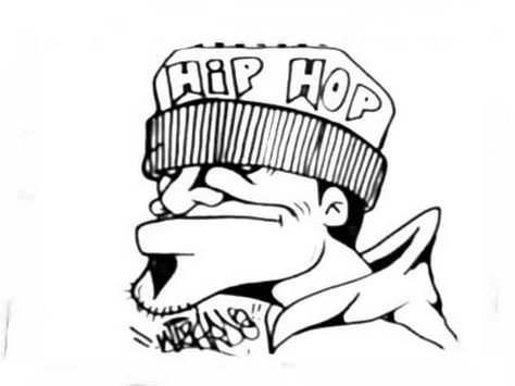 Мелкие рисунки в стиле граффити