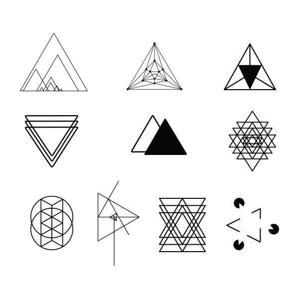 Животные из геометрических фигур