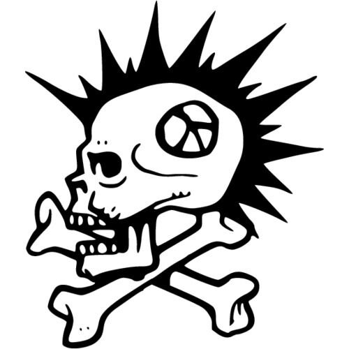 Наклейки на авто панк