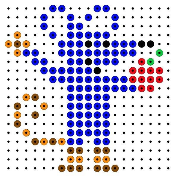 Мозаика простые схемы для детей