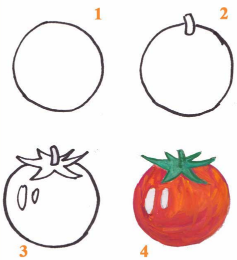 Перец раскраска