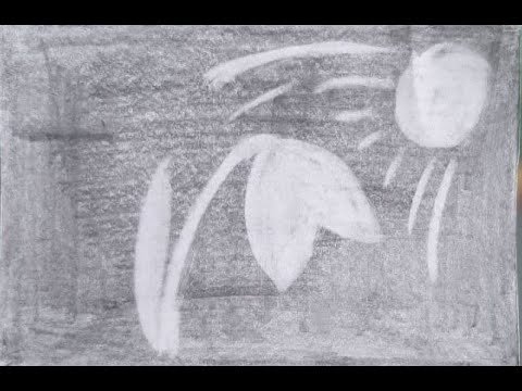 Техника рисования ластиком