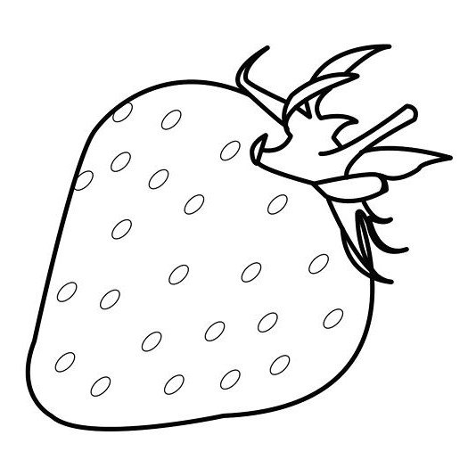 Клубника нарисовать легко