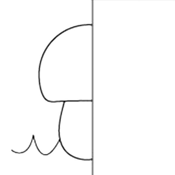 Дорисовать вторую половину рисунка