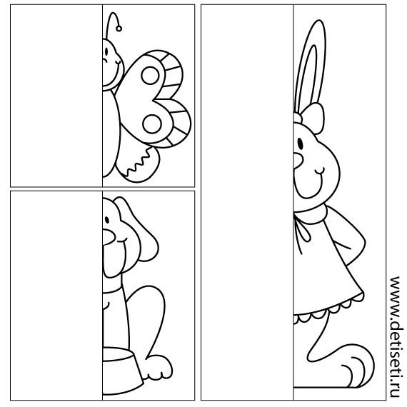 Симметричные фигуры по клеточкам