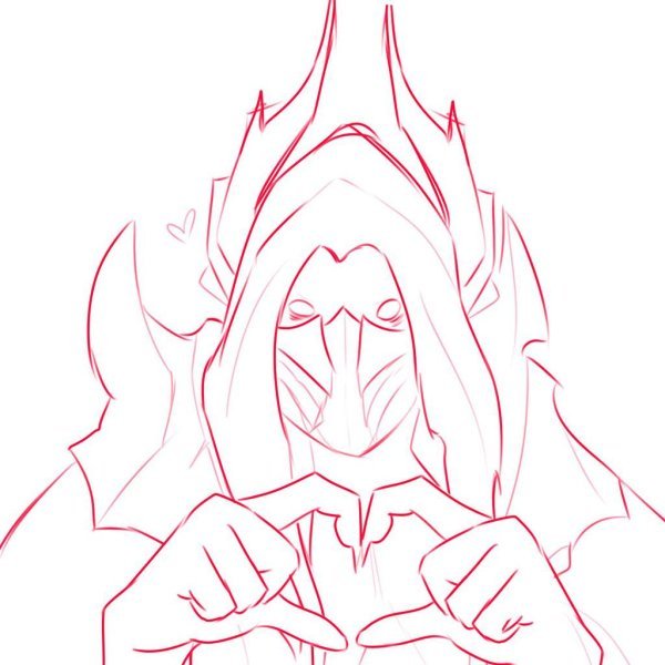 Shadow Fiend Dota 2 рисунок