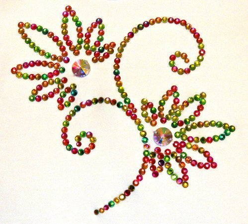 Орнамент для вышивки пайетками