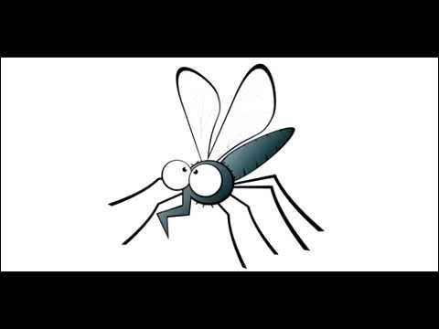 Комар мультяшный