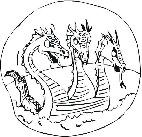 Змей Горыныч рисунок