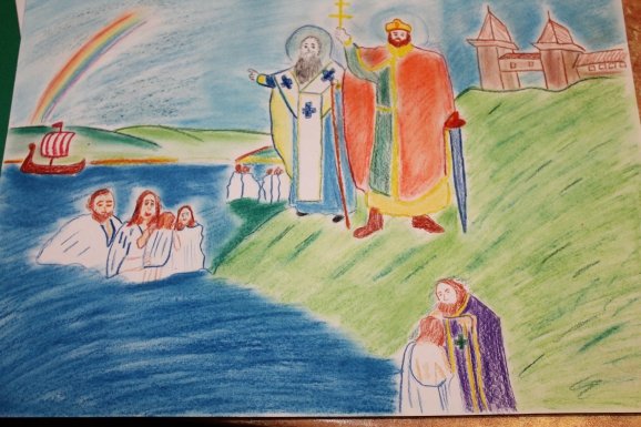 Раскраска князь Владимир красно солнышко