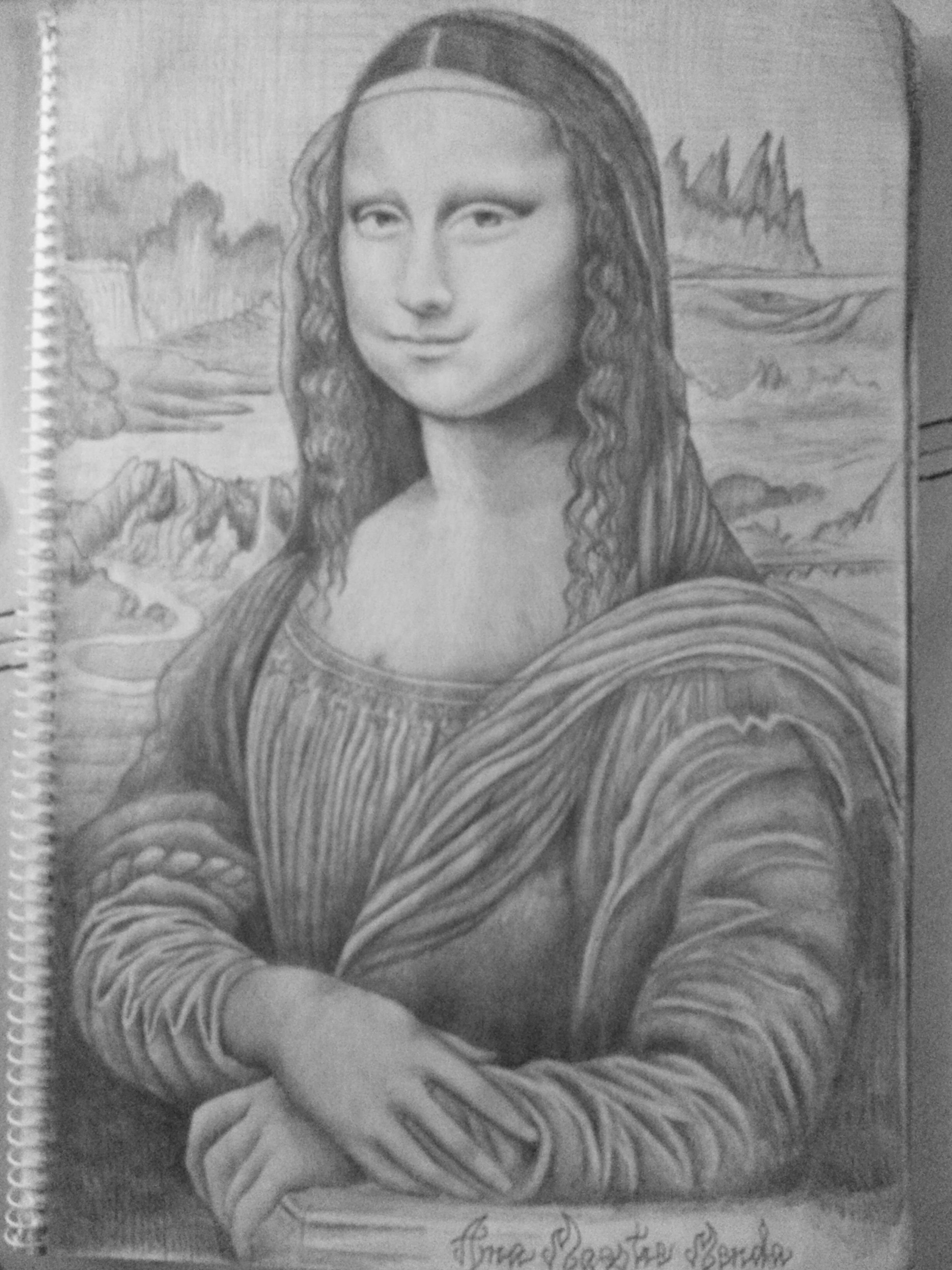 Мона Лиза набросок