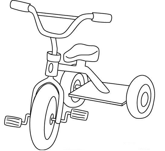 Велосипед детский раскраска