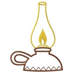 Раскраска керосиновая лампа для детей