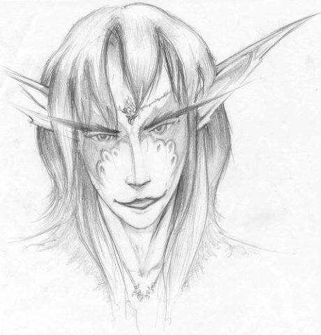 Эльф рисунок простой