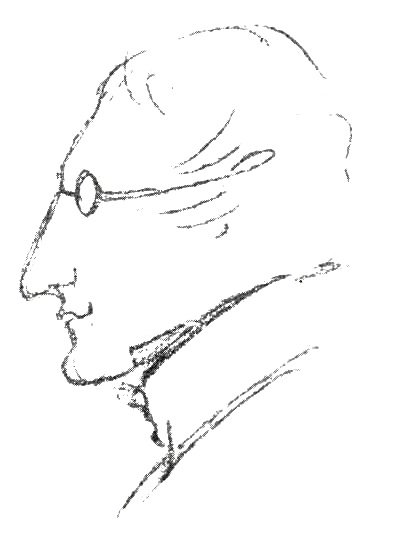 Гоголь портрет в профиль