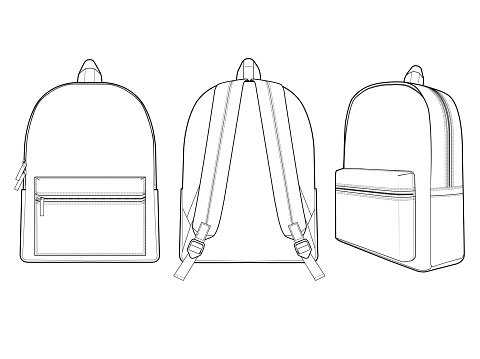 Рюкзак трафарет для детей