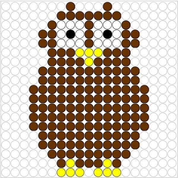 Мозаика для детей схемы животные