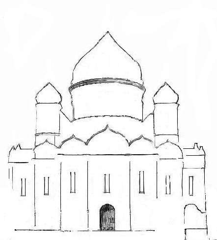 Ипатьевский монастырь силуэт