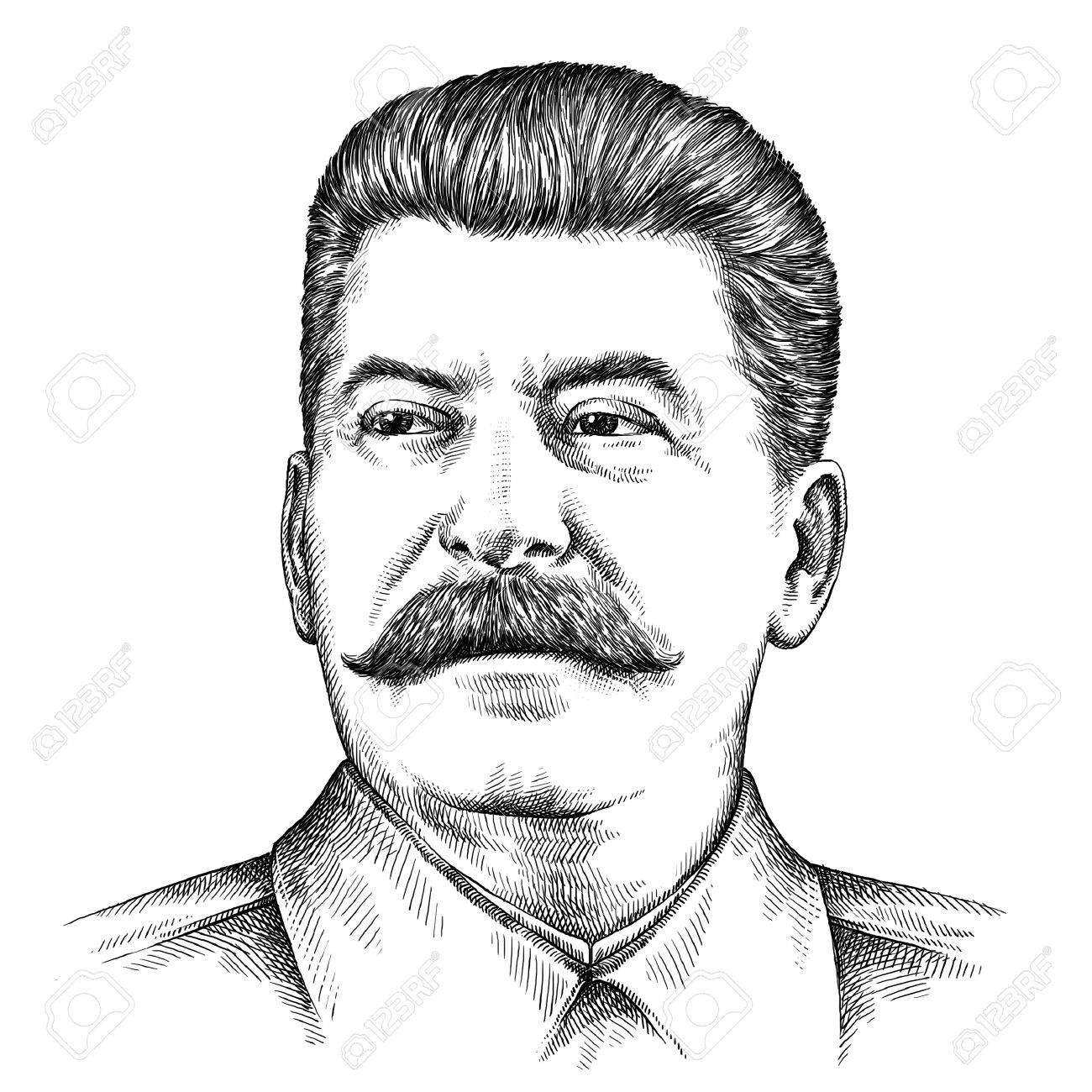 Сталин рисунок поэтапно