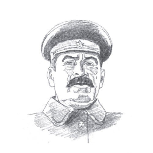 Сталин Иосиф Виссарионович рисунок