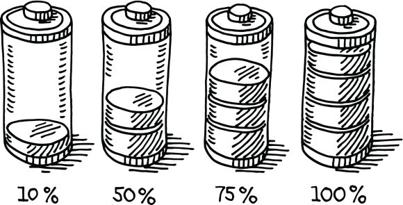 Батарейка векторное изображение