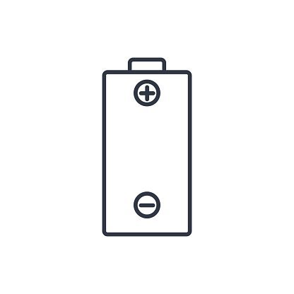 Батарейка силуэт