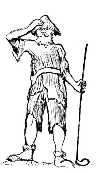 Иллюстрация к рассказу Робинзон Крузо