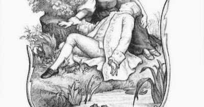 Иллюстрация к бедной Лизе Карамзина карандашом