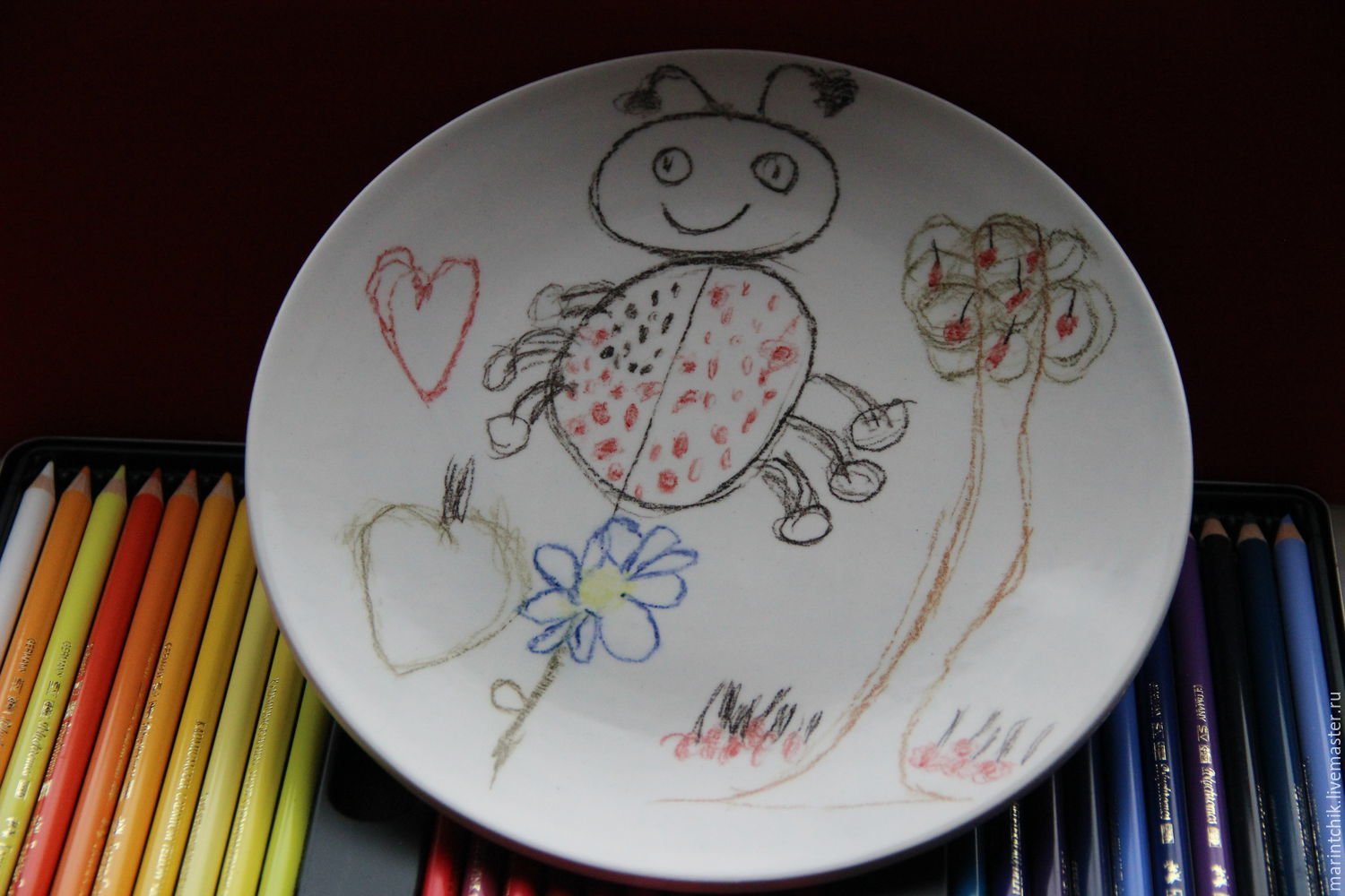 Роспись тарелок для детей