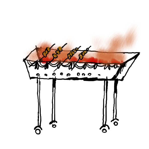 Мангал для рисования