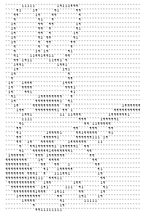 Кот из символов