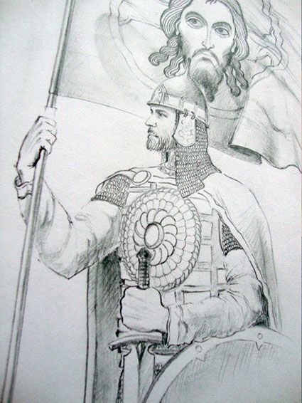 «Александр Невский – Слава, дух и имя России» рисунки