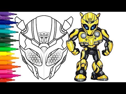 Бамблби карандашом для срисовки