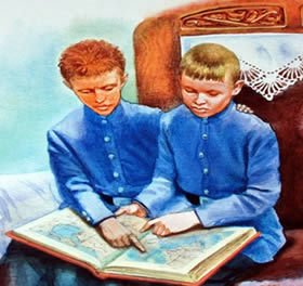 Иллюстрации к рассказу Чехова мальчики